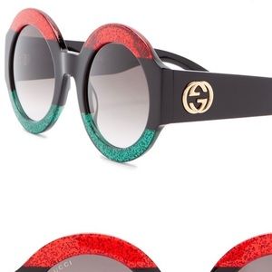 Gucci 51MM round circular sunglasses shades